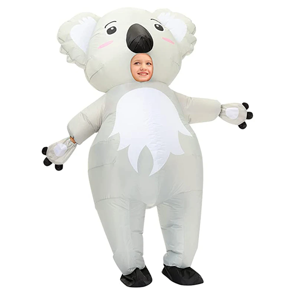 

JYZCOS Koala Cosplay Inflatable Costume Adults Kids Animal Mascot Full Body Jumpsuit Carnival Halloween Fancy Dress