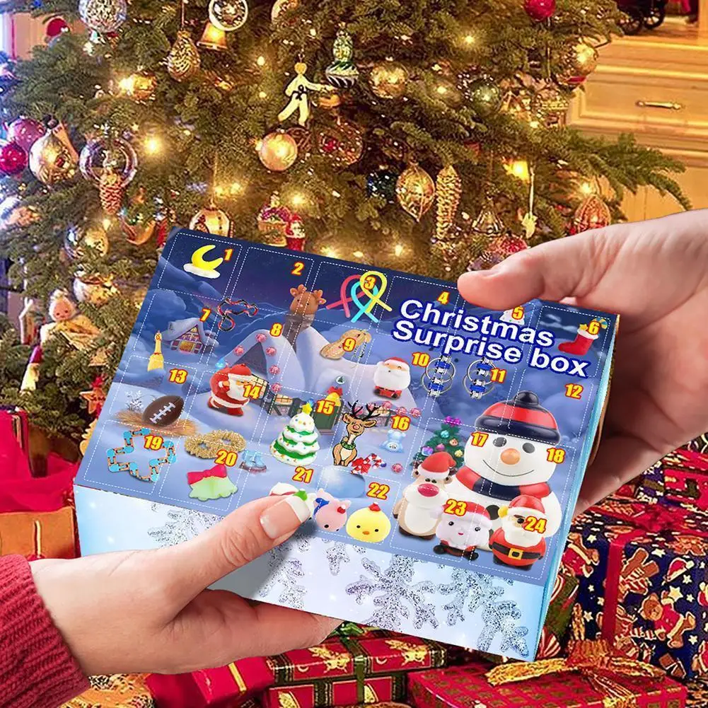 

Diy Advent Calendar 2021 24 Days Of Surprises Fidget Christmas Blind Calendars Box Toys Gift Advent Bulk Countdown Holiday Q3x0