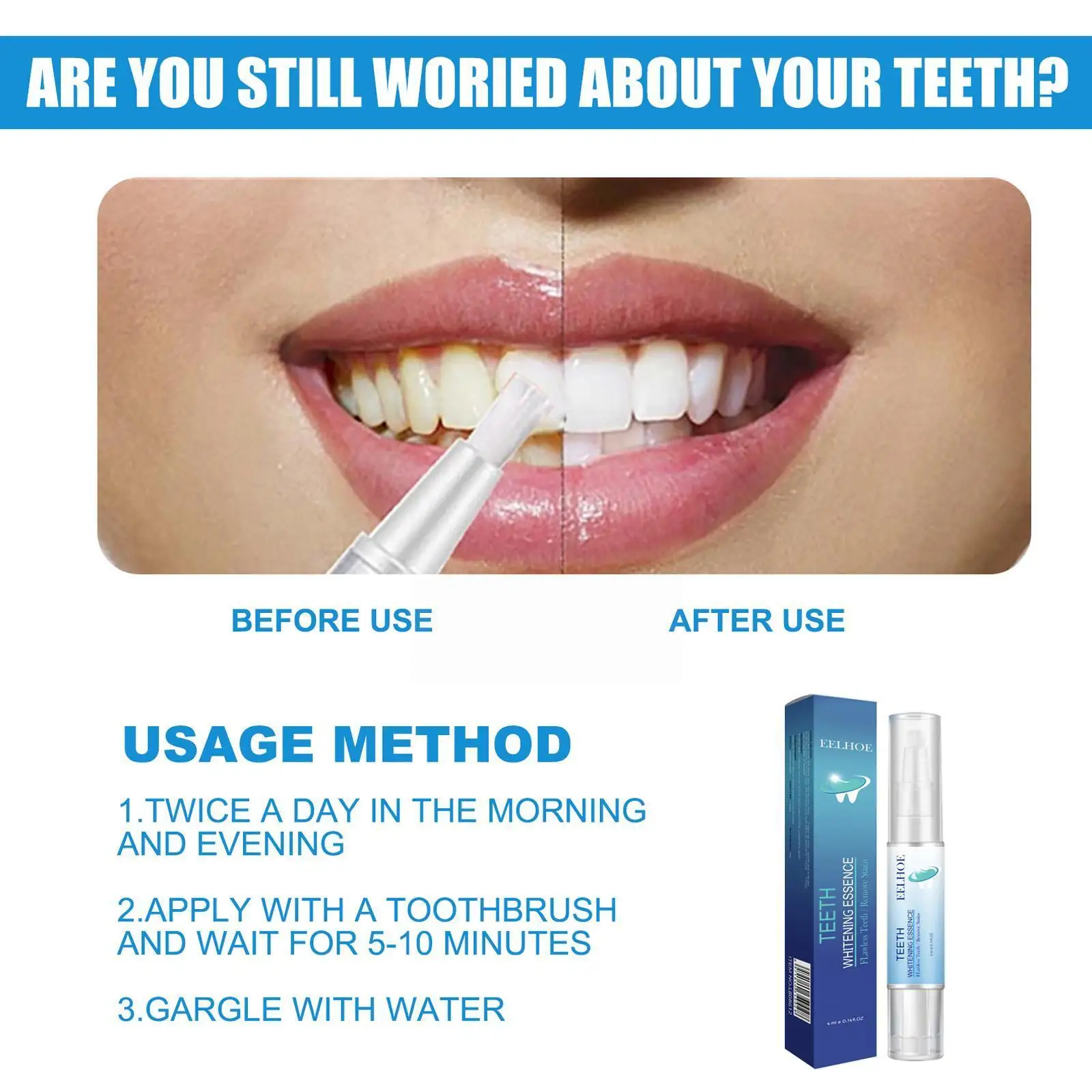 

Teeth Whitening Kit Clean Essence 3d Teeth Whitening Pen Stains Whitening Remove Cleaning Serum Teeth Smile Hygiene Kit A8x9