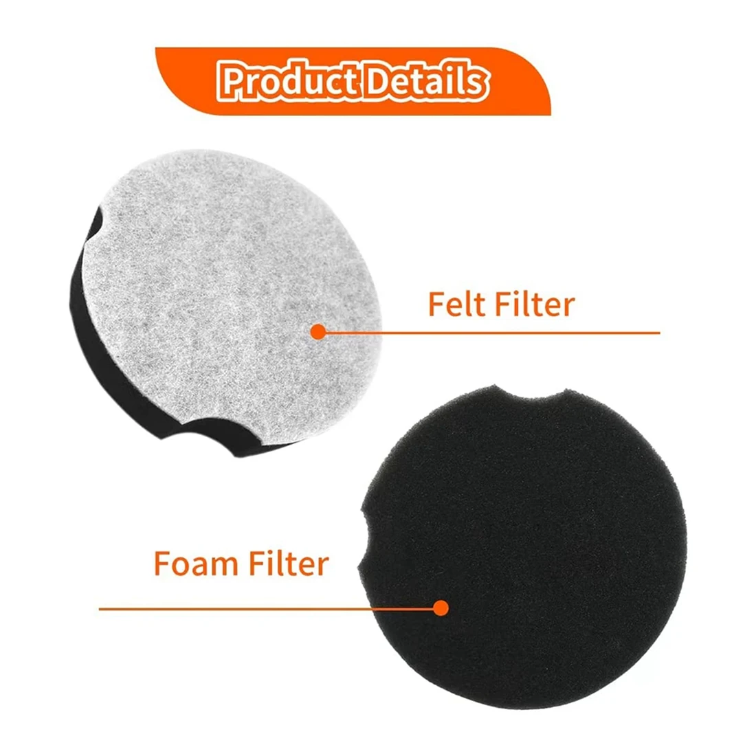 5 шт. Сменный фильтр для пылесоса Bissell PowerForce Compact