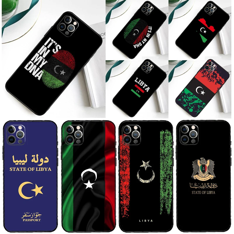 Флаг Ливии для Samsung Galaxy A06 A05 A16 A54 A34 A14 A55 A35 A15 A53 A33 A13 A22 A32 A52 Чехол телефона