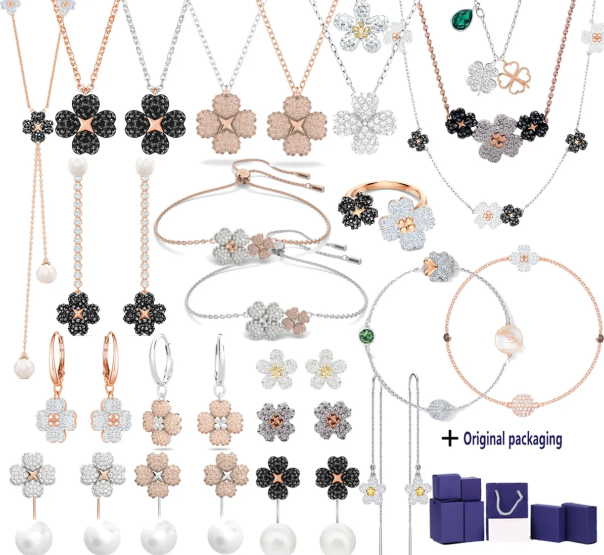 

Лебедь латиша в коробке, рождественский подарок, изысканные Женские Ювелирные наборы, колье, браслеты для женщин