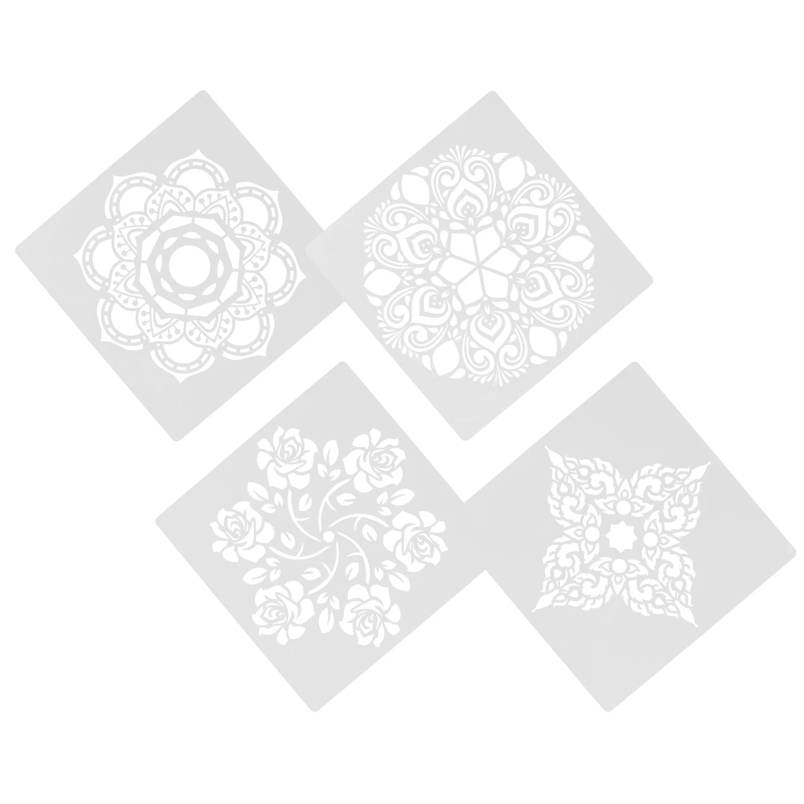 

Painting Template Stencils Mandala Stencil Wall Floor Tile Furniture Templates Hollow Large Drawing Diy Reusablecreative Fabric