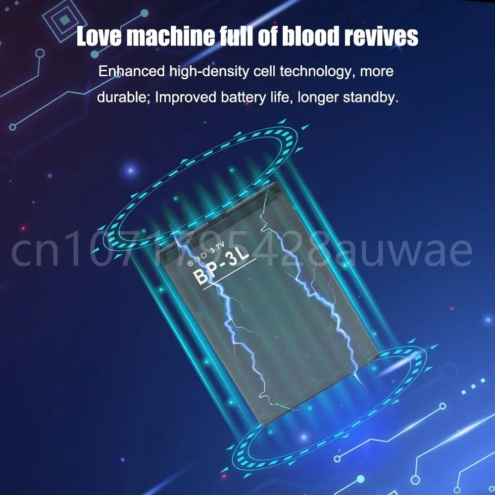 BP-3L BP3L BP 3L литий-ионный аккумулятор для Nokia 710 610 510 303 603 3030 BL3L BL аккумуляторы