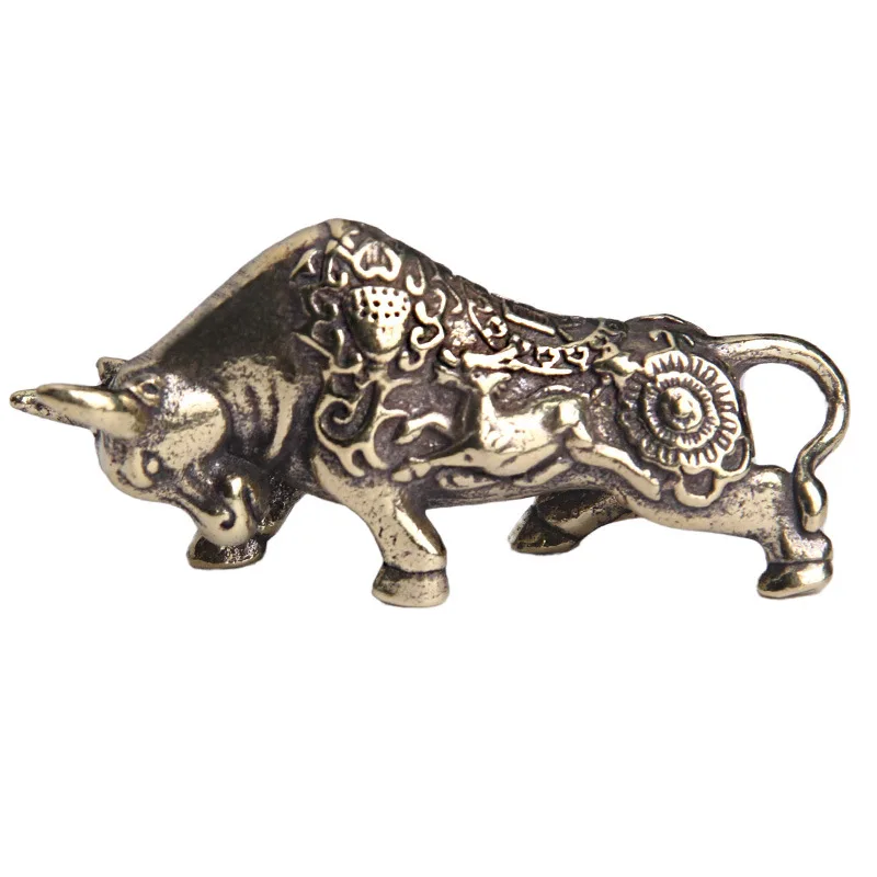 Новая латунная статуя удачи украшения для дома медная миниатюрная фигурка