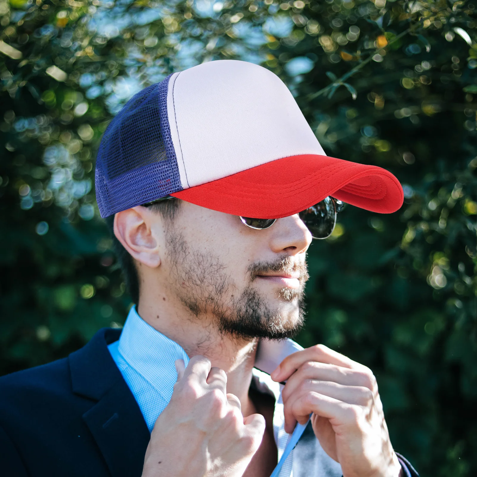 

10 шт. многоразовые сублимационные шляпы пустые термотрансферные бейсбольные сетчатые шляпы DIY