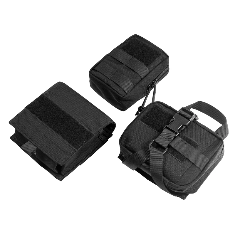 

Dog Harness Bags Set Tactical First Aid Kits Medical Bag Military Multi-purpose EDC Tool Waist Bag Dog Vest Accessories