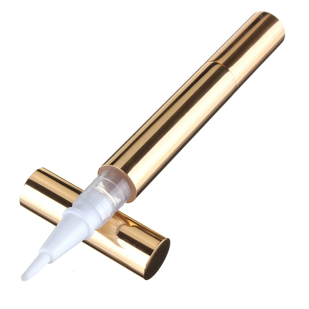 

1pcs 3ml Plastic Empty Nail Oil Pen With Brush Gold Twist Bottle Portable Tooth Whitening Gel Cosmetic Eyelash Growth Container