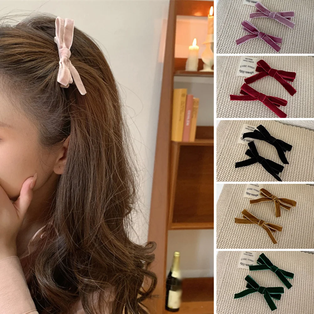 

Cute Bow Three-Dimensional Small Hairclip Girl Cute Bang Clip Small Ear Headdress Internet Famous Recommended Head Clip Headwear