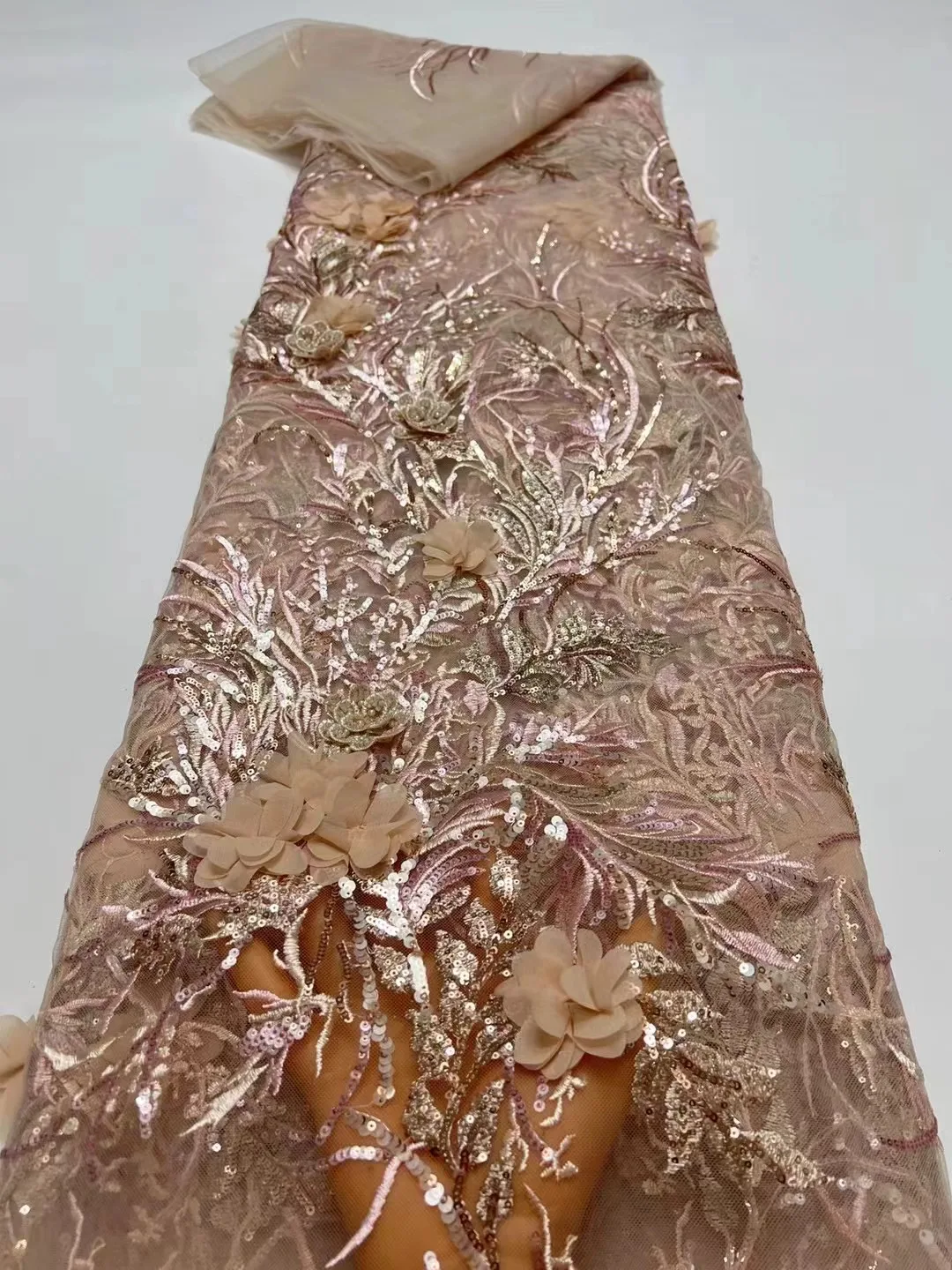 Роскошная африканская кружевная ткань 2024 Высококачественная французская