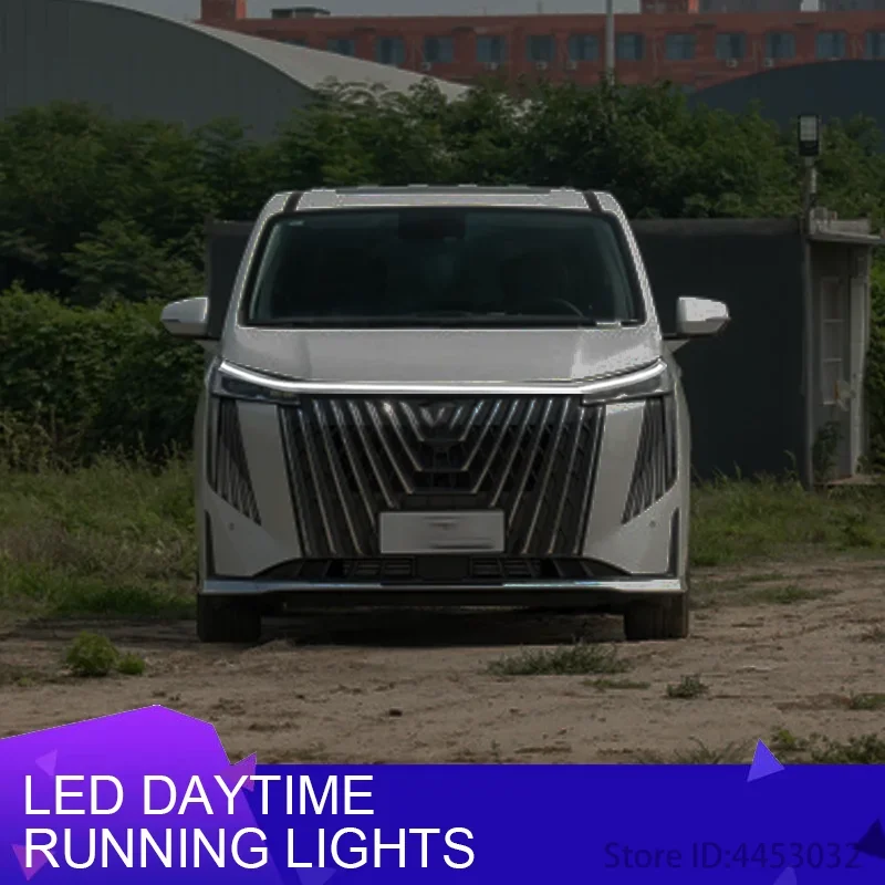 Светодиодная лента для GAC Trumpchi gs3 emzoom 2024 gs4 ga5 DRL аксессуары дневных ходовых огней 12