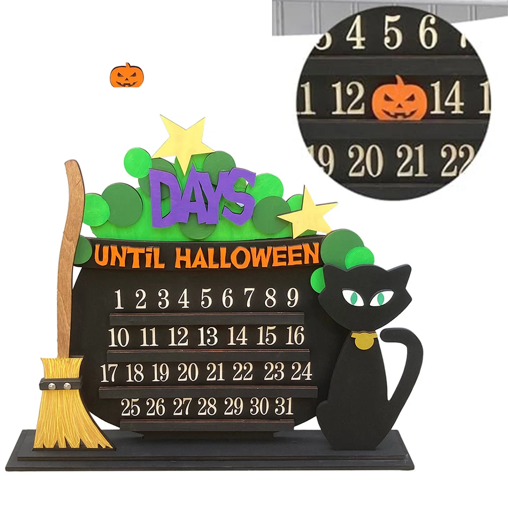 Классический Хэллоуин Декор Октябрь Адвент Календарь 31-дневный Хэллоуинский