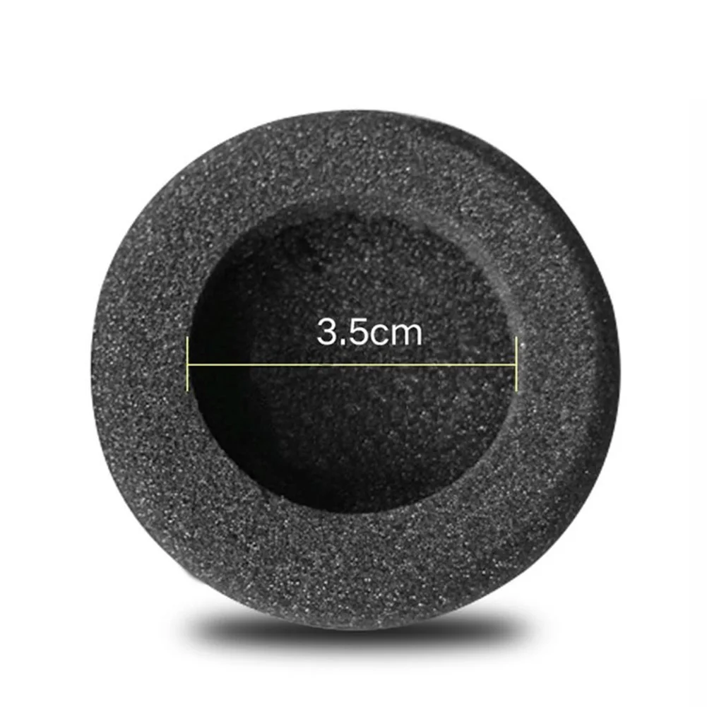 

2 PCS/set Black Earpads Cushion Durable And Soft For Comfortable For Plantronics Blackwire C3220 C3210 C3215 C3225 Headphones
