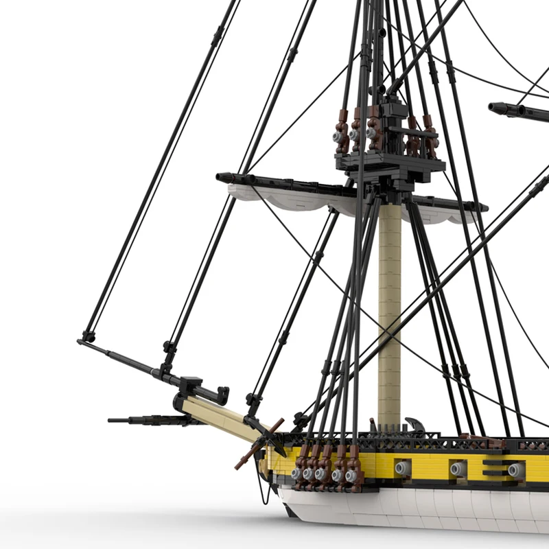НОВЫЙ 2963 шт. MOC европейский средневековый британский HMS выдра 20-гастолет бриг