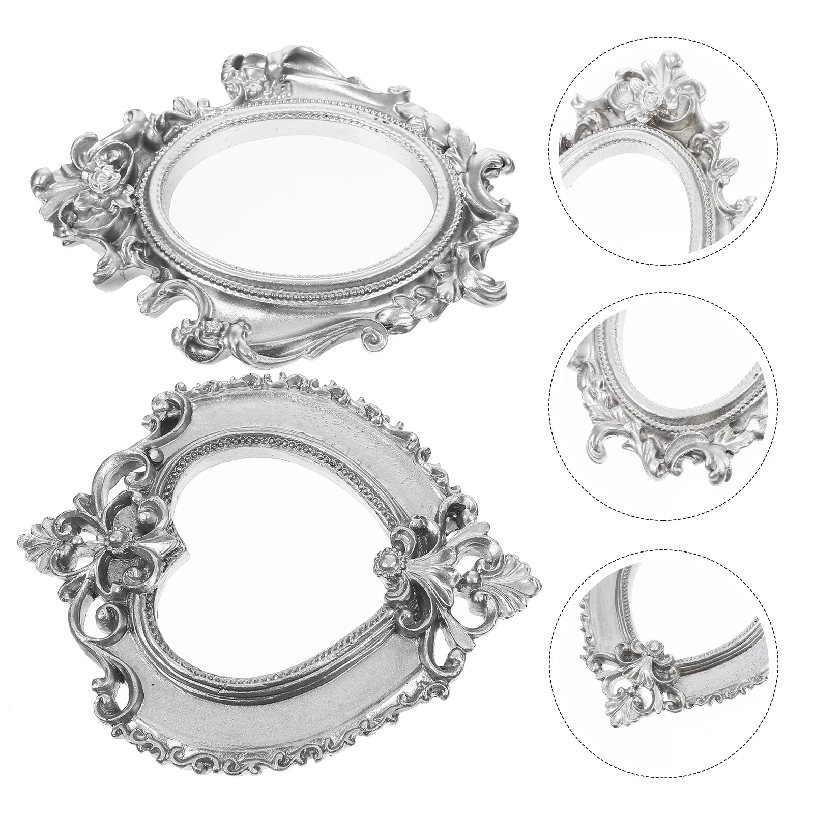 2 шт. мини-рамка для фото в стиле барокко реквизит полки дисплея фотографий