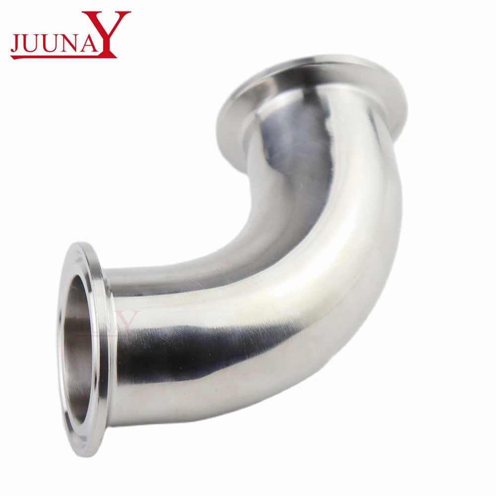 Тройник 90 градусов Tri Clamp из нержавеющей стали SS304 для санитарных трубных соединений диаметром 1,5", 2", 2,5", 3", 3,5" и 4" для домашнего пивоварения.