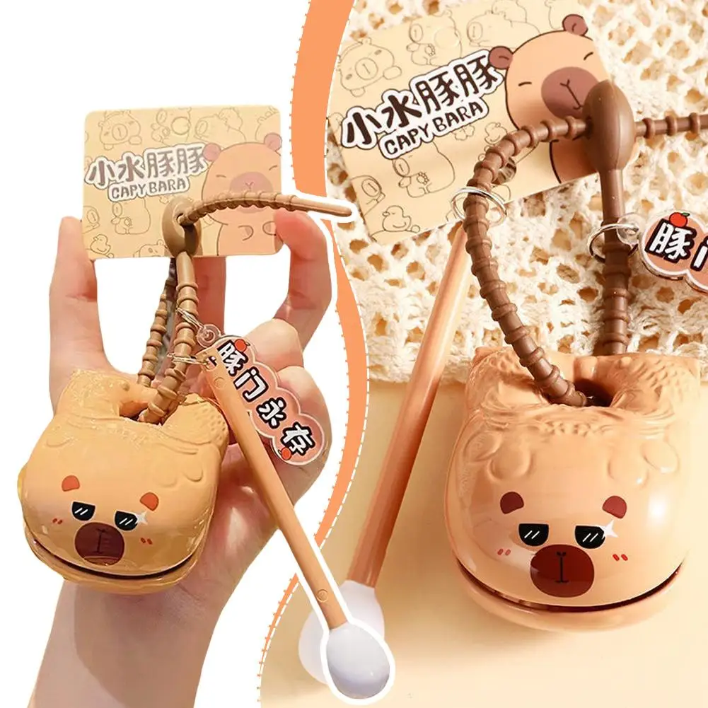 Офисные игрушки для декомпрессии милые украшения подвески капибара людей с