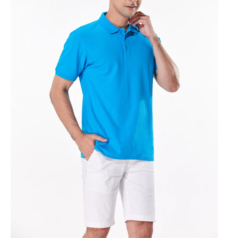 

Drop Dhipping Men's Casual Polo T-shirt Loose Lapel Collar Shirt Breathable Lightweight Business Outdoor Sports Golf Shirt Top