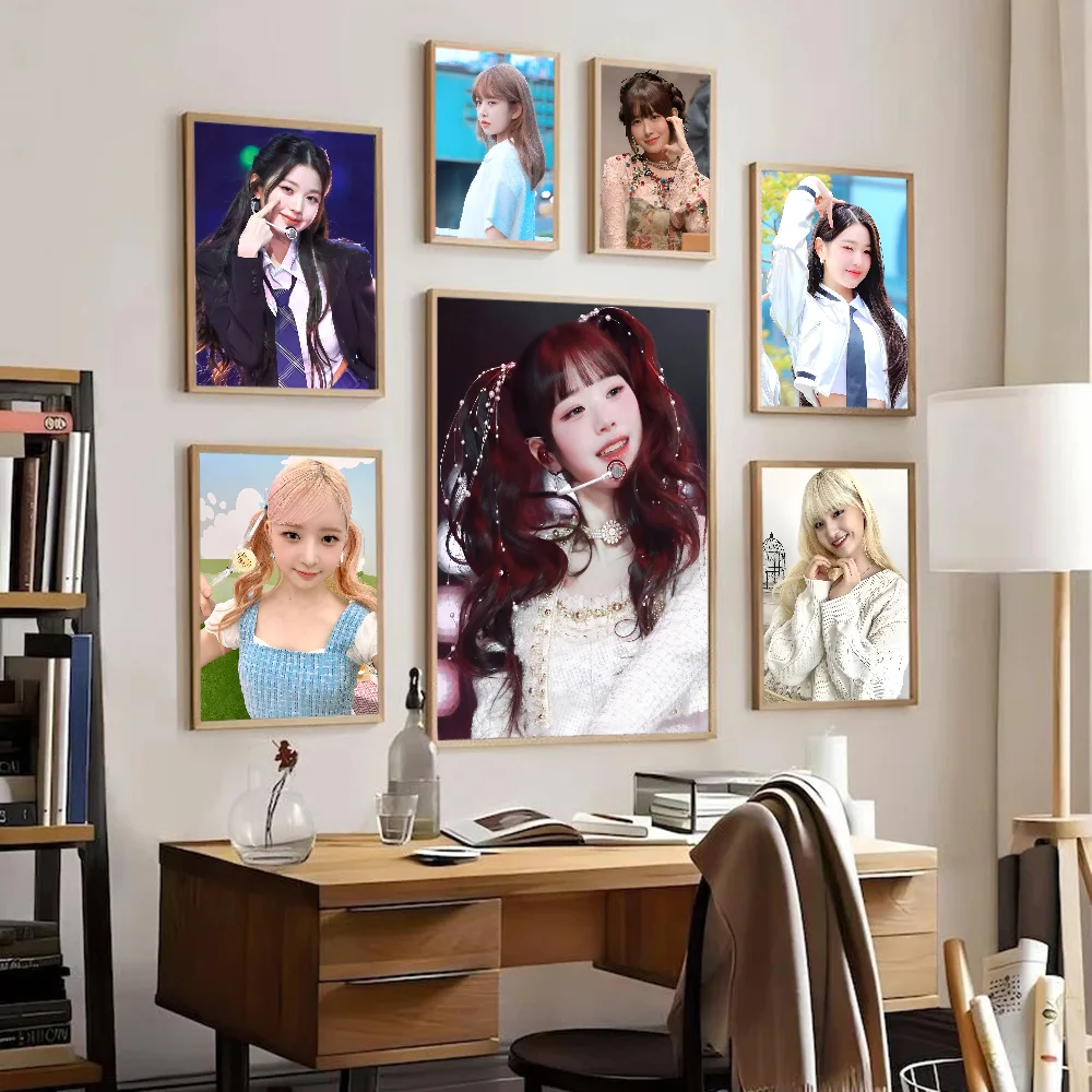 KPOP IVE музыкальный альбом плакат наклейки ретро и современный стиль украшения для