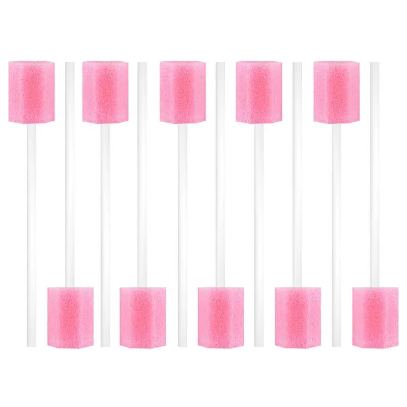 

10Pcs/Set Disposable Oral Care Spong Swabs Unflavored Sterile Dental Swabsticks