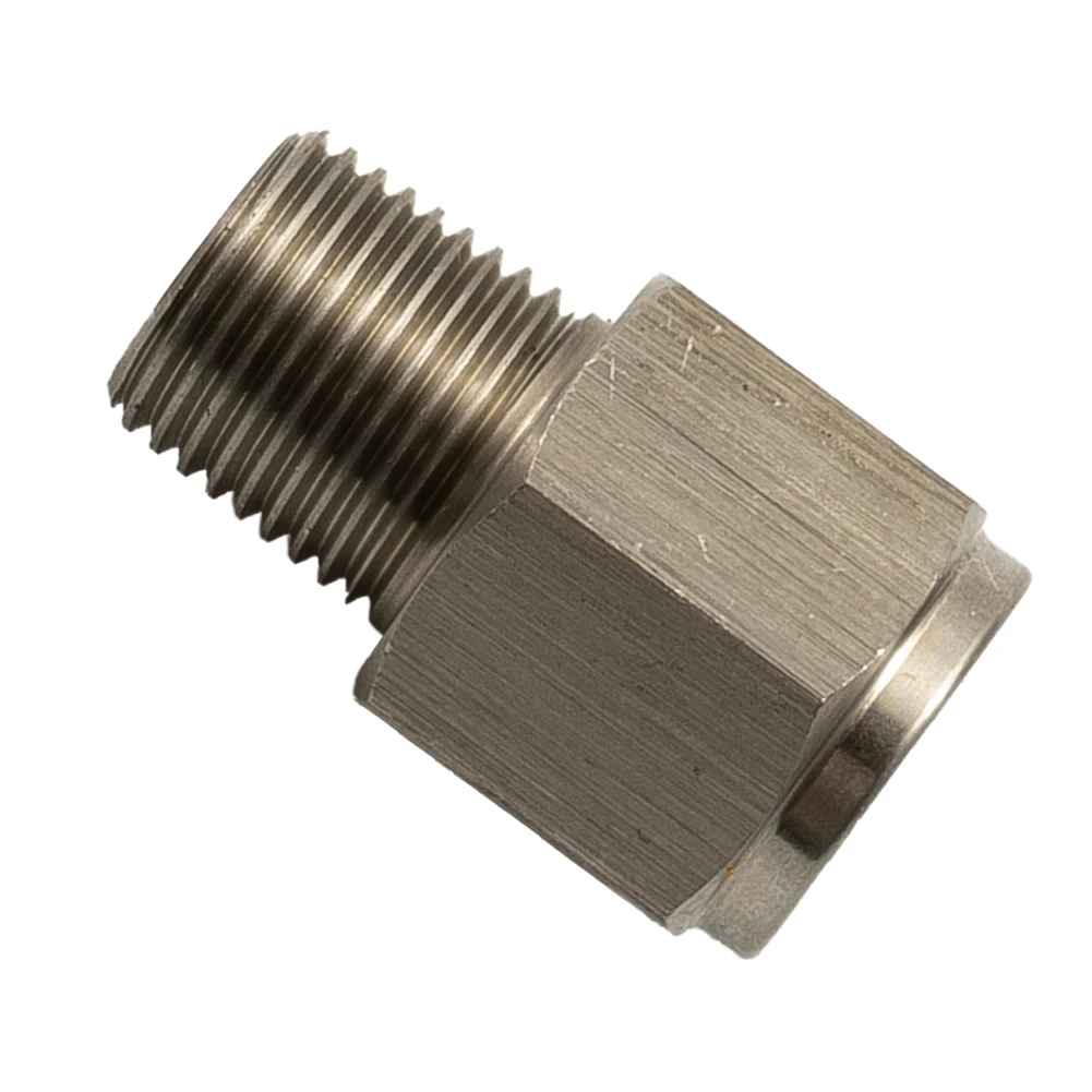

Brand New Oil Pressure Gauge Adapter 1/8\" NPT Conversion Connector Machined Sender Adapter Stainless Ste TQNPTSS
