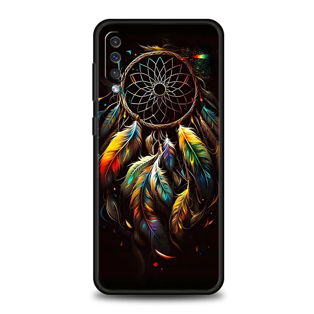 Фото Чехол для телефона Mandala Dreamcatcher для Samsung Galaxy A54 A42 A34 A24 A22 A16 A14 A12 A02 A03 A70 A50 A40 A30 A20 5G Soft TPU Shell №5