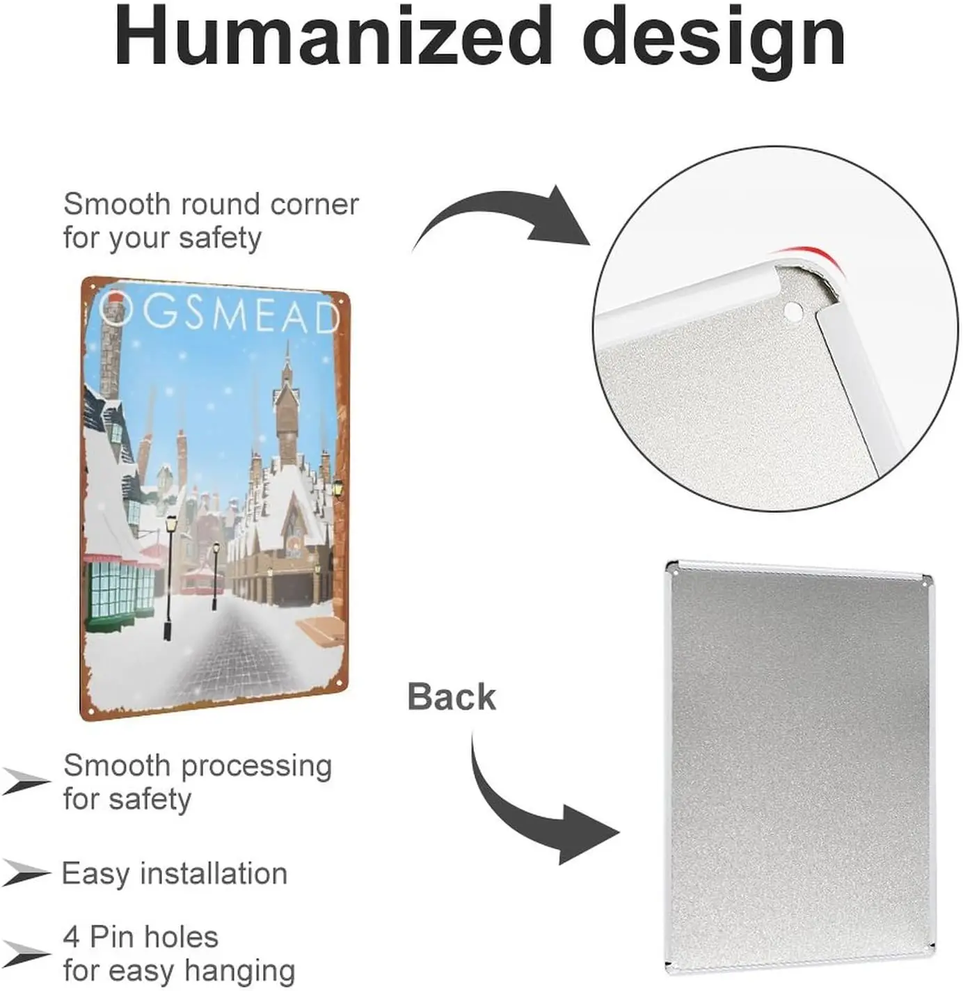Винтажные оловянные знаки Деревня хогмада забавный металлический Ретро-знак