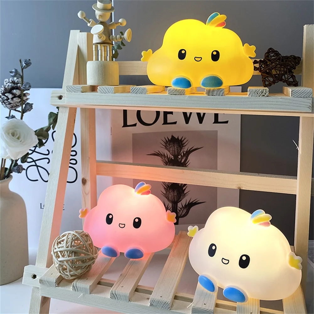 

Cloud Night Light Creative Soft Children Sleep Nightlight Cute Portable Bedroom Bedside Sleep Light Children Baby Birthday Gift