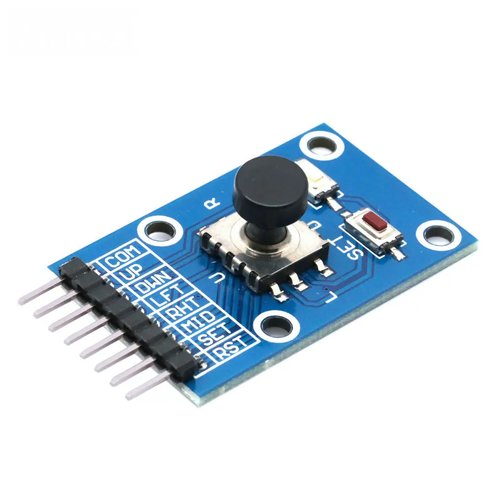 Фото Пятинаправленный модуль навигационной кнопки для MCU AVR Game 5D Rocker Joystick, независимая клавиатура для модуля джойстика Arduino №4