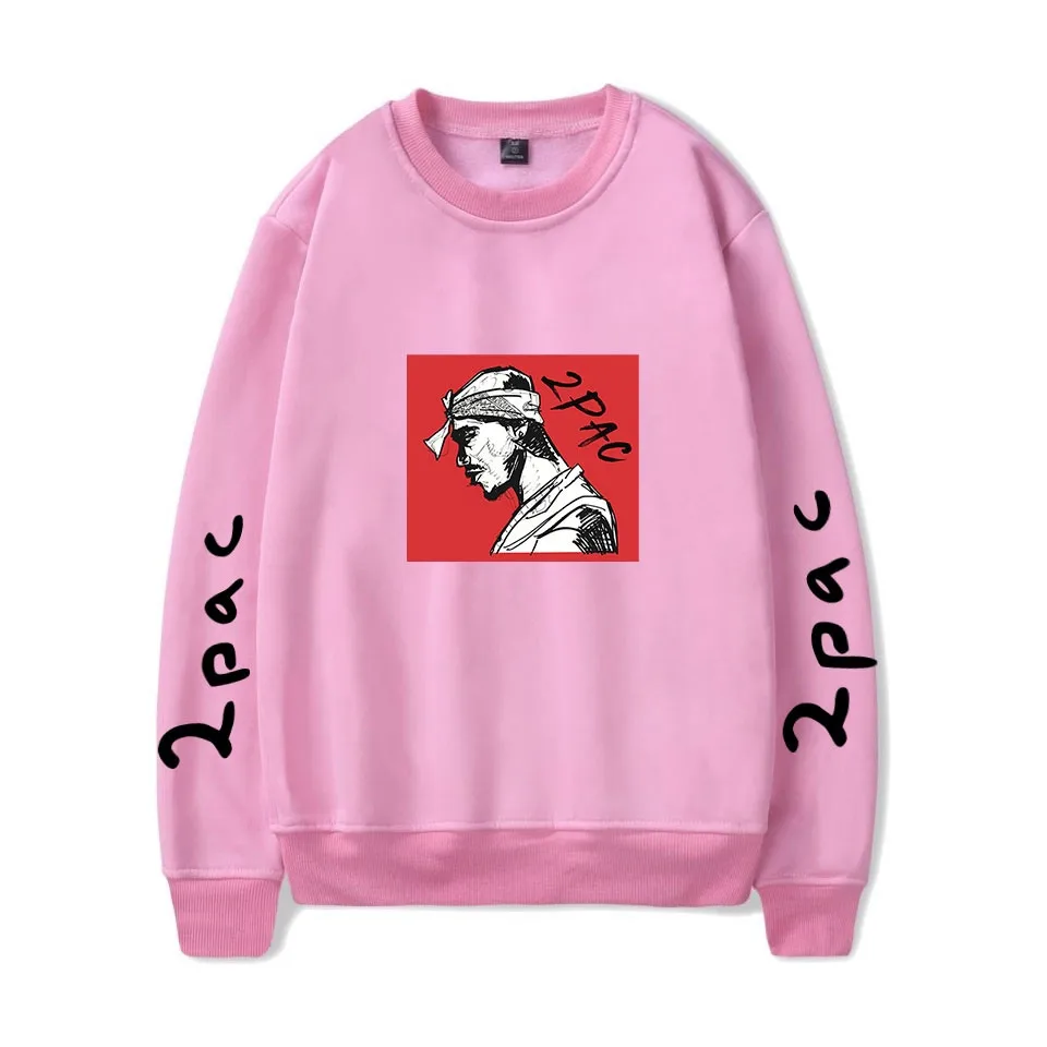 Толстовка Gangsta Rap 2pac лидер продаж Свитшот в стиле хип-хоп Модный пуловер уличная
