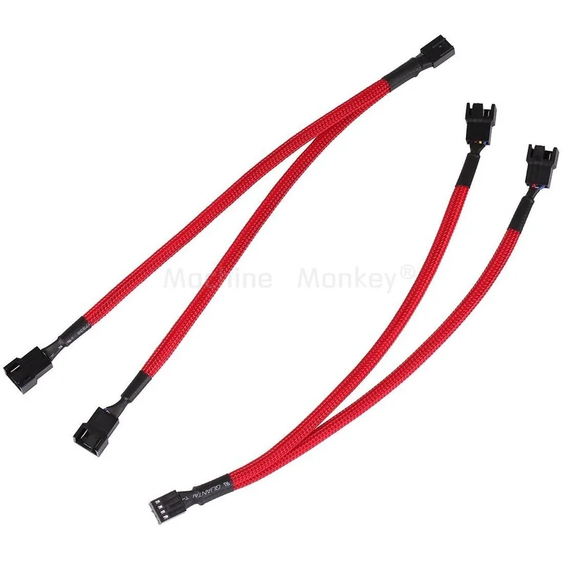 

Computer Fan Cable Extension Cooler Female To PWM Male Cooling 4Pin Motherboard Power Adapter Splitter 3Pin Wire Cord