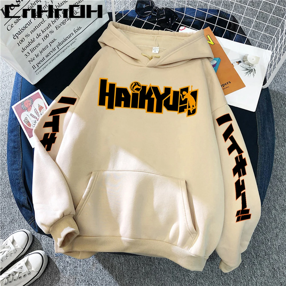 

Japan Anime Haikyuu Manga Prints Hoodies Mens New Fashion Hoody Hip Hop Fleece Sweatshirts Crewneck Pullovers Cute Clothing Man