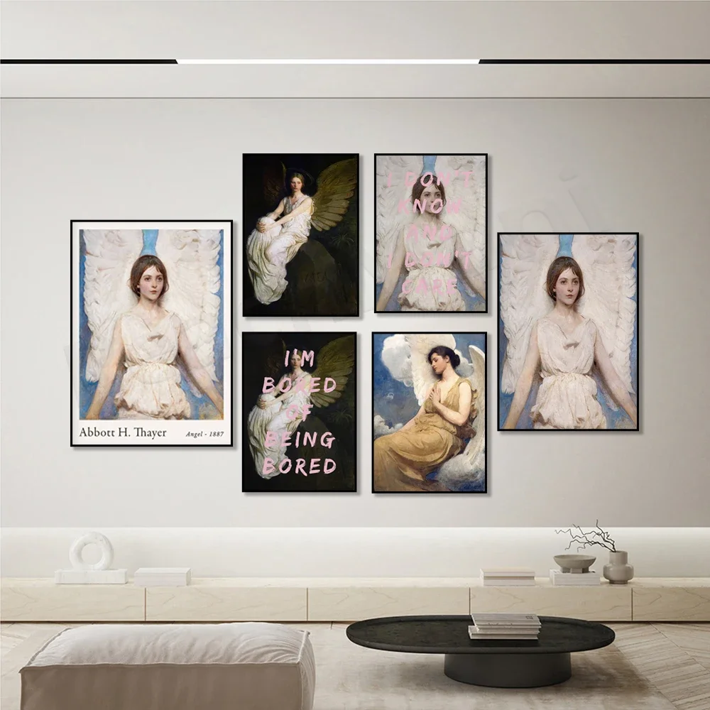 Антикварные художественные принты Американский художник Выставочный постер