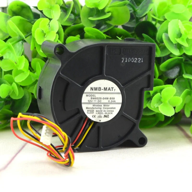 Для NMB BM6025-04W-B59 12V 0.18A 6025 6cm охлаждающий вентилятор