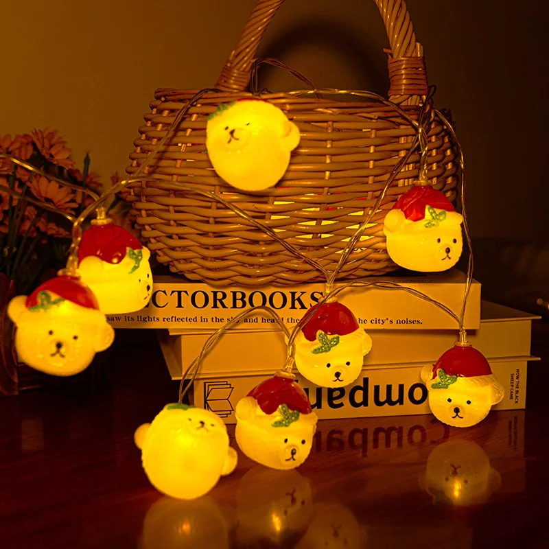 Рождественская декорация светодиодная гирлянда новогоднее праздничное