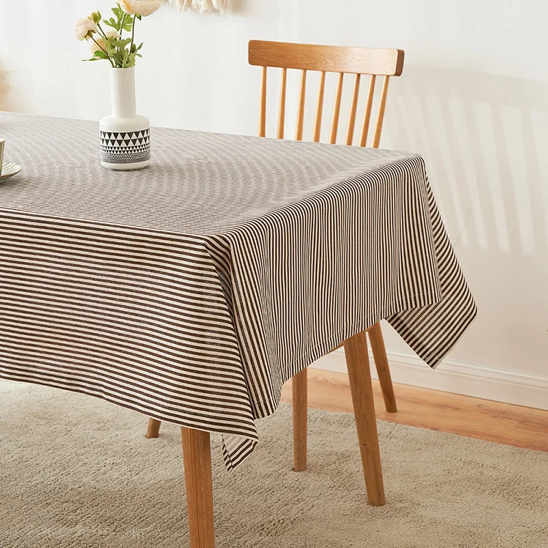 

2023 stripe cloth rectangular table cloth_Ling35