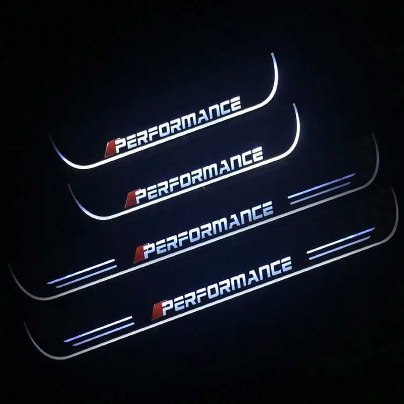 

LED Car Scuff Plate Trim Pedal Door Sill Pathway Moving Welcome Light For BMW F10 F18 Waterproof Car Accessories Interior