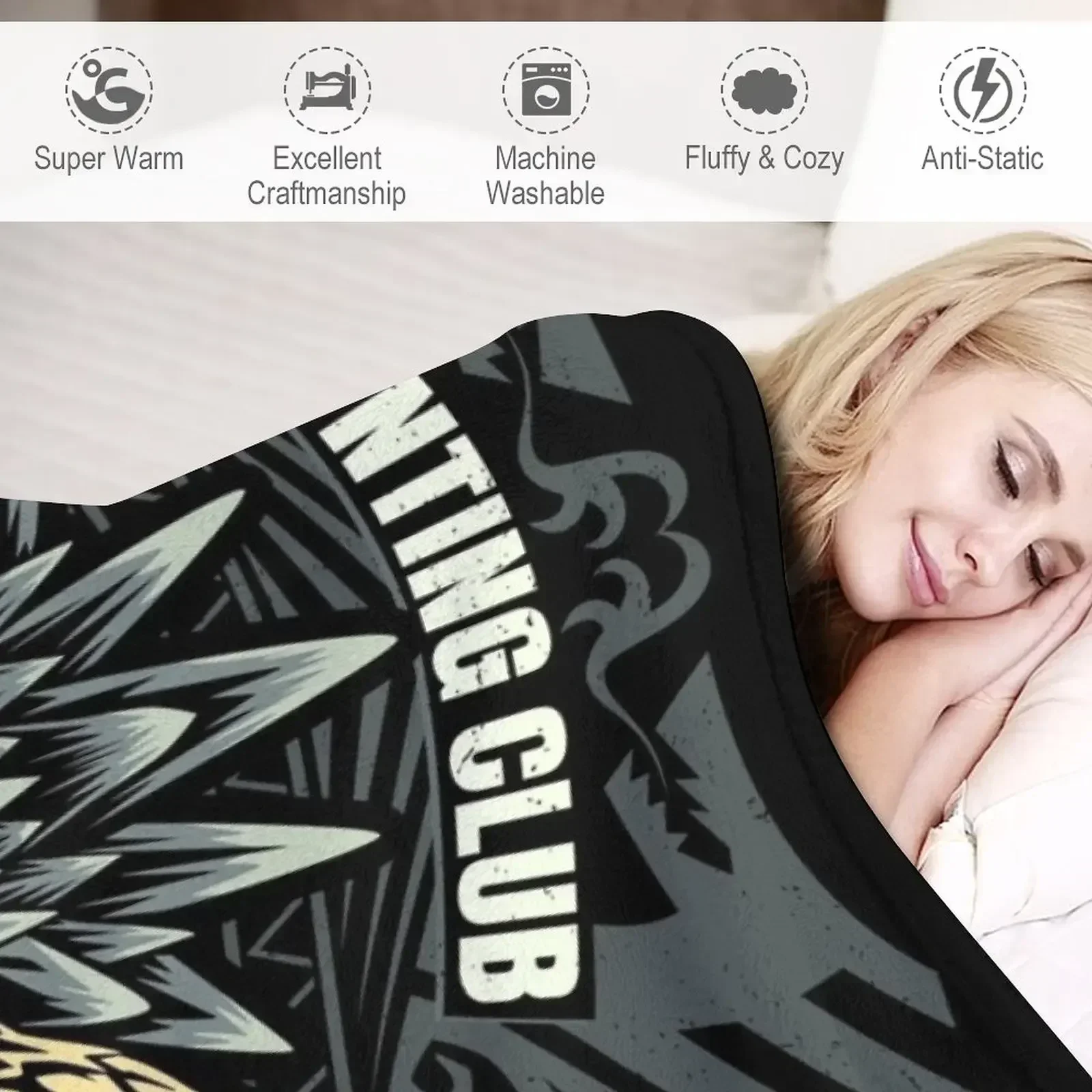 Nergigante охотничий клуб пледы кровать плед диван фланелевые одинарные одеяла