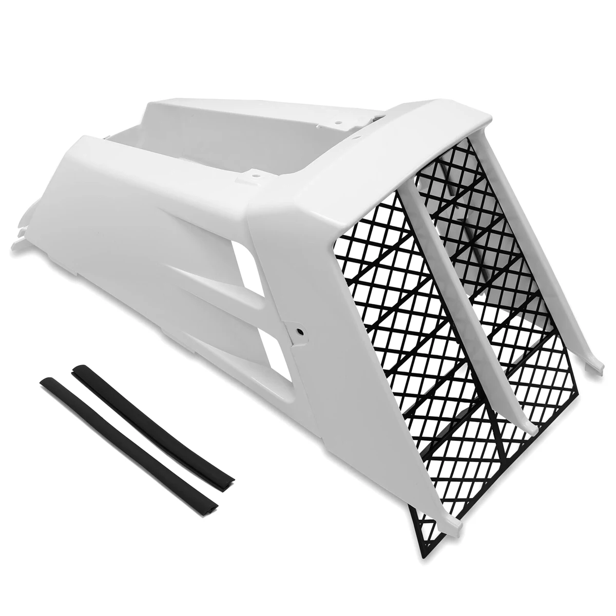 

Plastic Gas Tank Side Cover with Radiator Grill for Yamaha Banshee 350 YFZ350 1987-2006 White
