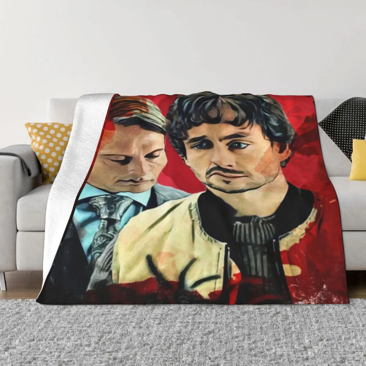 Ультрамягкое одеяло из микрофлиса Will And Hannibal Murder Husbands