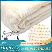 3x5m high quality primary tufting cloth backing fabric for using weaving knitting carpet rug tufting with marker lines