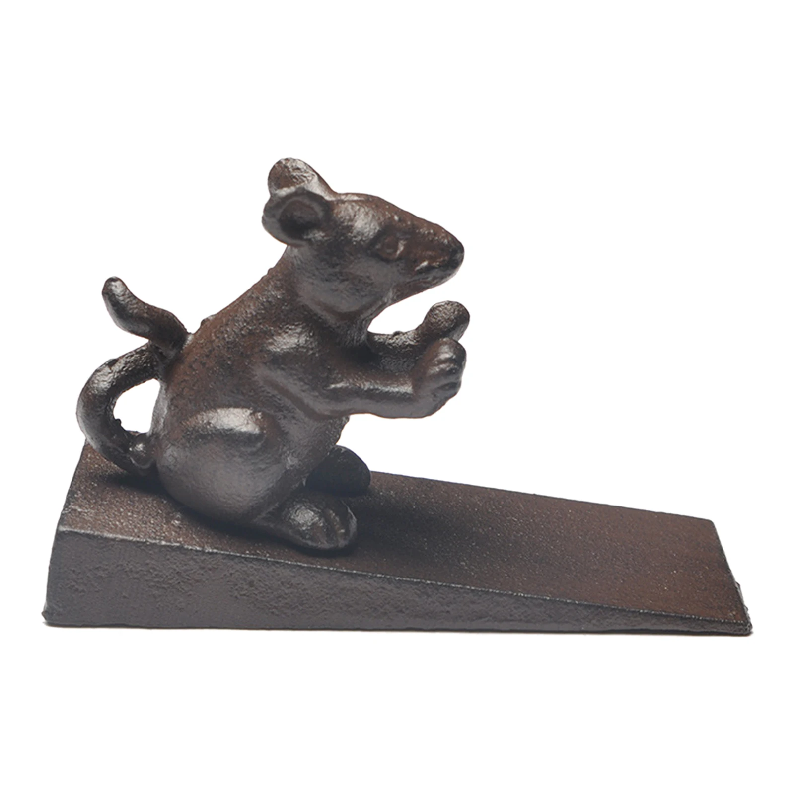

Antique Style Cast Iron Cute Animal Yard Statue Decorative Windproof Heavy Duty Holder Patio Retro Farmhouse Wedge Door Stop