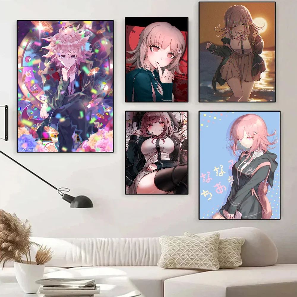 Нанами Чиаки Супер Данганронпа 2 Аниме-наклейка-плакат