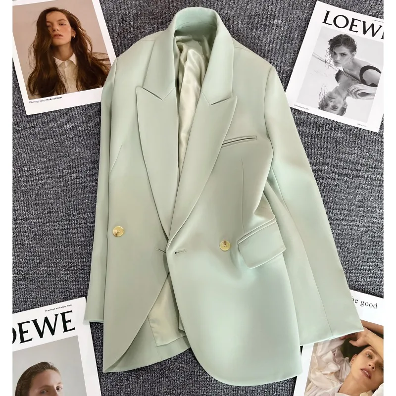 

Spring Autumn Office Suits Women New Fried Street High Quality Leisure Blazer Female Outwear Fashion Loose Professional Blazer