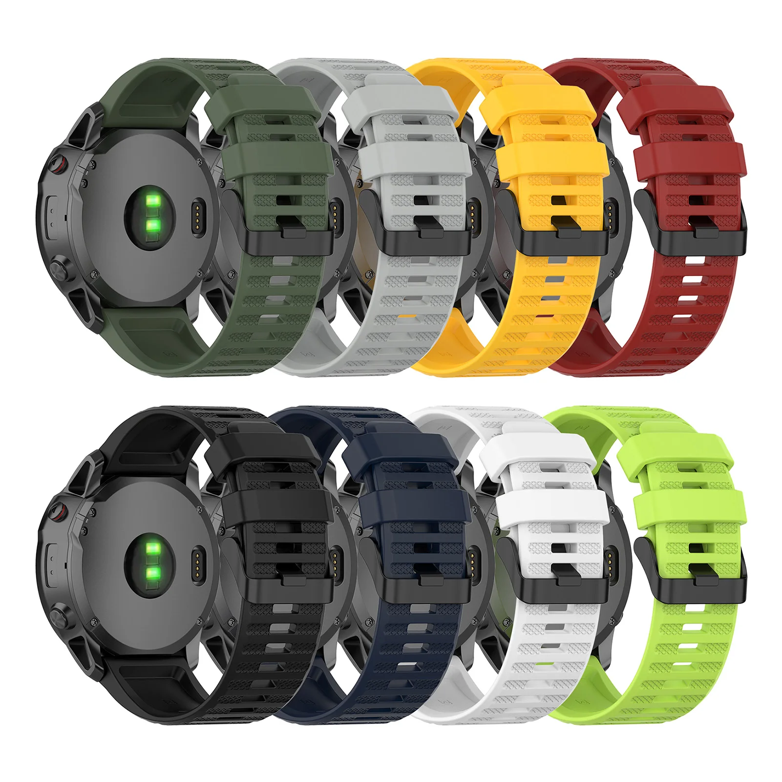

Ремешок для наручных часов ForGarmin Fenix6, быстросъемный силиконовый браслет для Garmin Fenix 5, 22 мм
