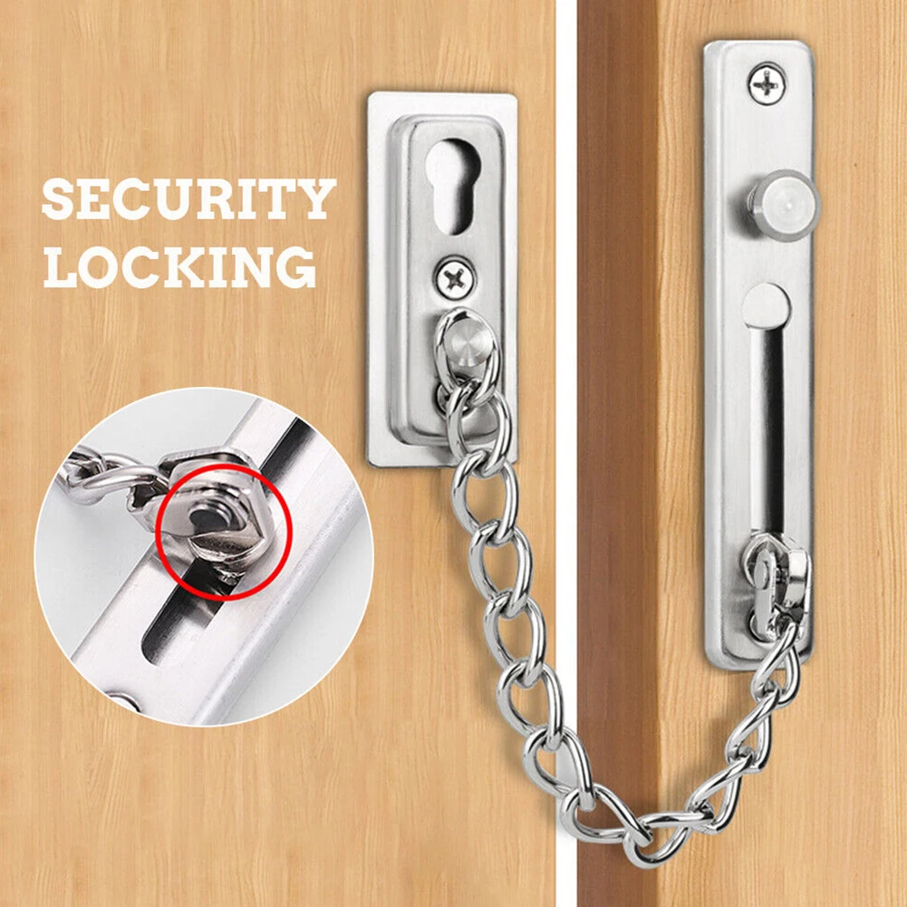 

Latch Lock Anti-Theft Hotel Door Lock Bolt Chain Kids Safety Security Home Buckle Guard Lock Hardware Accessoriesor