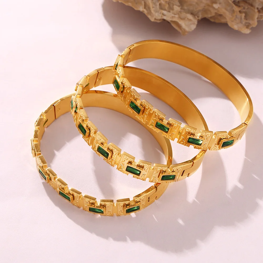 Liora золотые круглые браслеты из нержавеющей стали для женщин винтажные тотемные