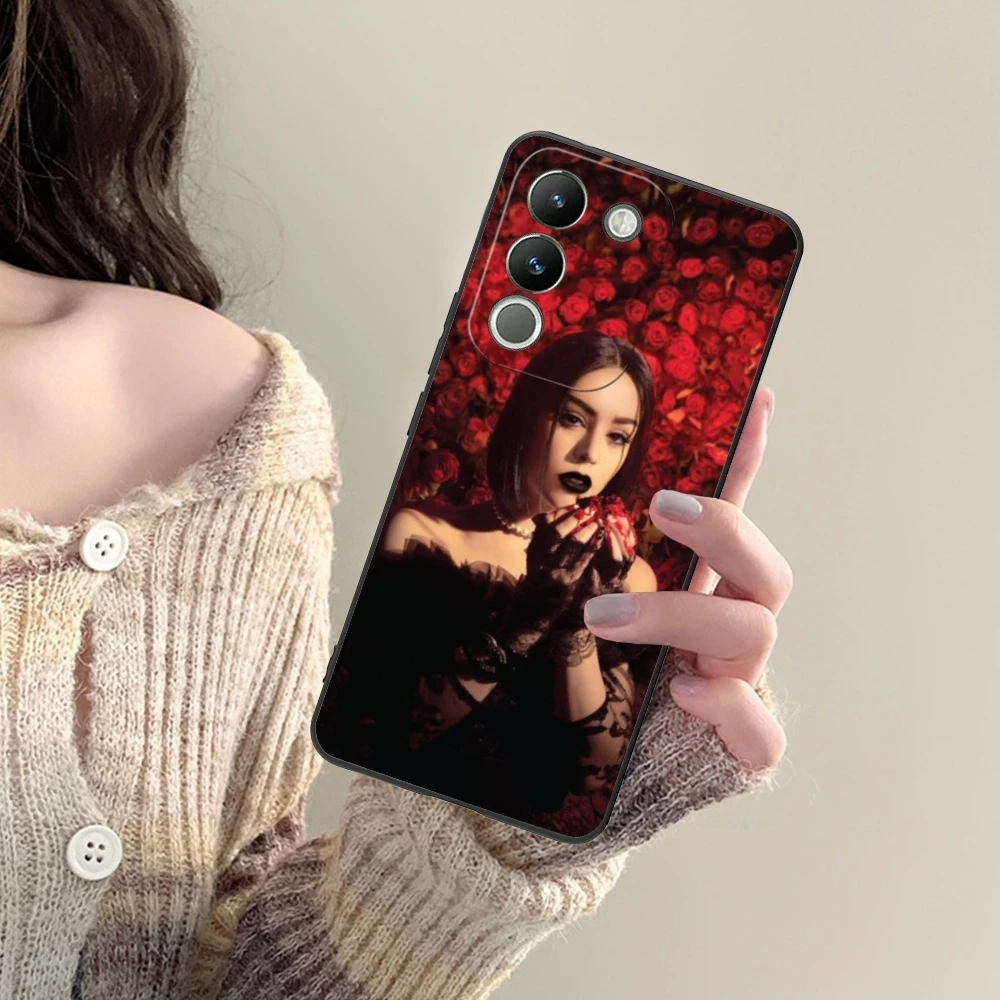 Чехол для телефона с рисунком Danna Paola черный мягкий чехол VIVO Y95 Y93 Y31 Y20 V19 V17 V15 Pro X60 NEX