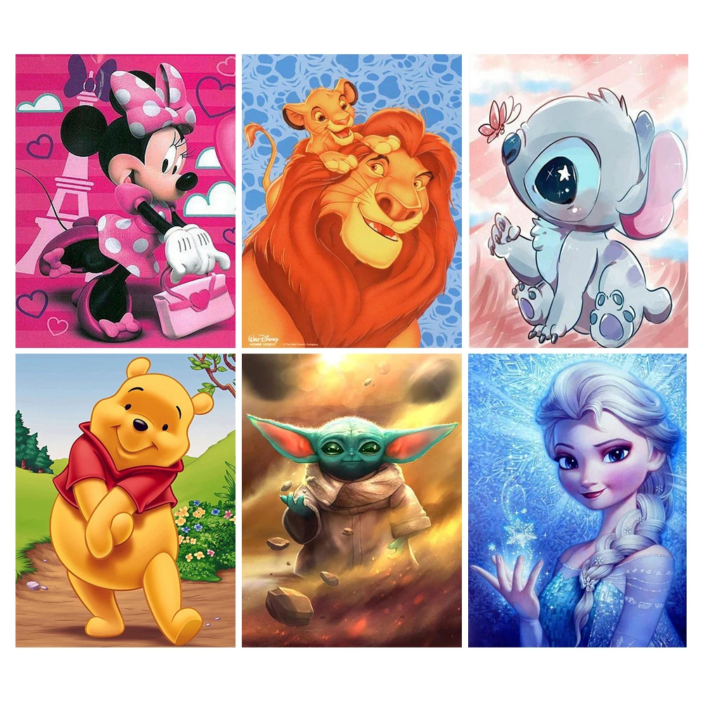 

Алмазная картина из мультфильма Disney 5D «Звездные войны», Мастер Йода, Алмазная мозаика, вышивка «сделай сам», картина Стразы, домашний декор