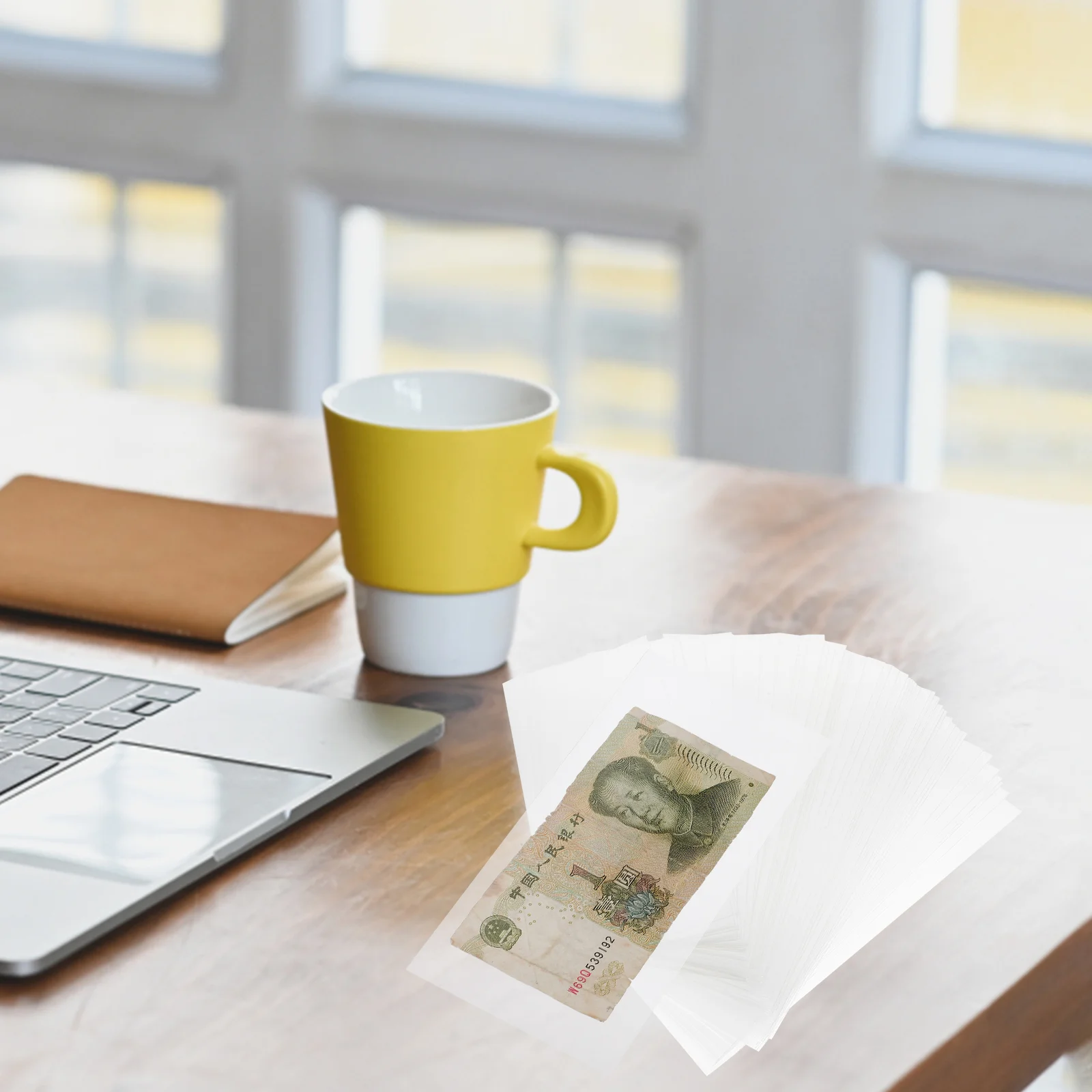 

50 Pcs Protective Pouch Banknote Collection Bag Currency Clear Money Sleeves Cash Commemorate Dollar Bill Holder Coin